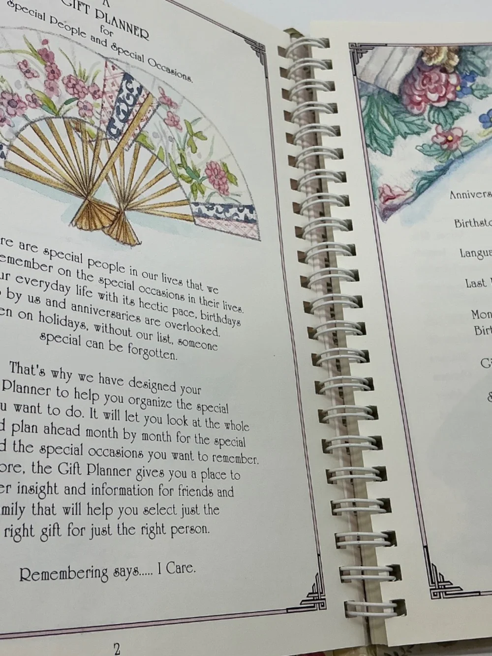 Vintage Gift Planner Notebook Journal